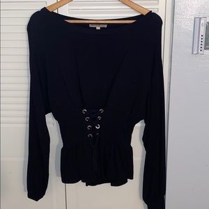 Corset sweater